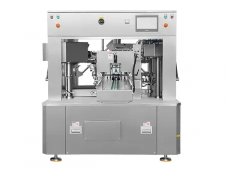 Ensacheuse rotative pour sachets préformés