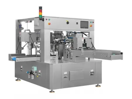 Ensacheuse rotative pour sachets préformés