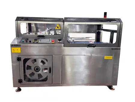 Machine automatique de suremballage rétractable avec soudeuse en L