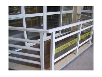 Rambarde en aluminium