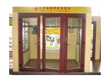 Portes et fenêtres coulissantes en aluminium
