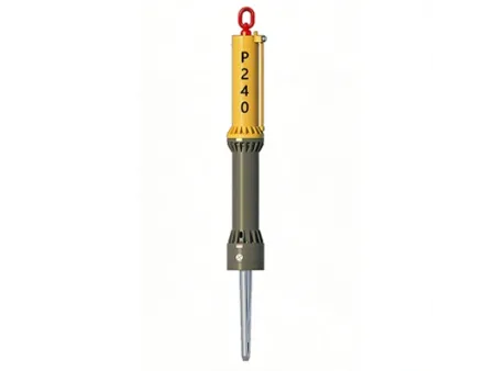 Éclateur de roche hydraulique monté sur excavatrice