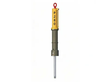 Éclateur de roche hydraulique monté sur excavatrice