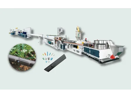 Ligne d’extrusion de tuyau d'irrigation à goutteur plat