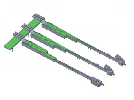 Ligne automatique d’alimentation et d’emballage