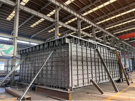 Structures métalliques acier et Caissons pour équipements