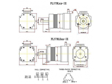 Moteur sans balais 57mm avec pilote interne