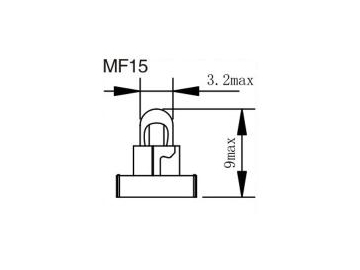 Ampoule de tableau de bord MF15, 16, 20, 21, 22