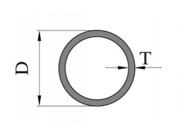 Tube rond aluminium