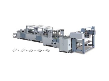 Machine de fabrication de sacs en papier ZB1200C-430 (alimentation de feuilles)