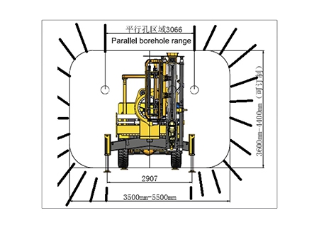 Foreuse hydraulique pour longs trous KS311 / Engins de forage longs trous