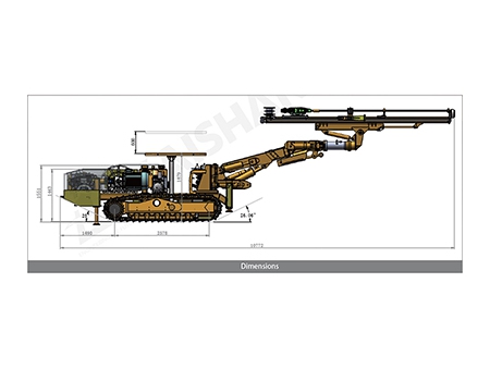 Foreuse hydraulique pour tunnels KJ310 / Foreuse de tunnels