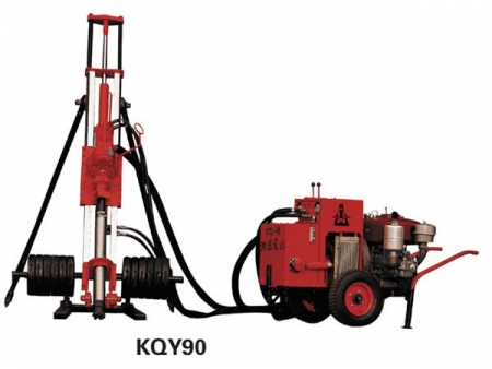 Foreuse fond de trou KQY90 (MFT pneumatique-hydraulique)