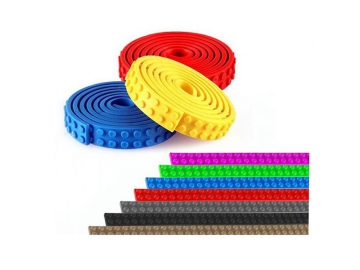 Bande de silicone de blocs flexible