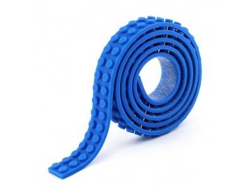 Bande de silicone de blocs flexible