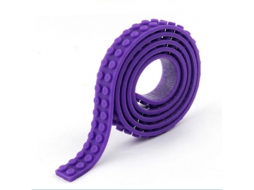 Bande de silicone de blocs flexible