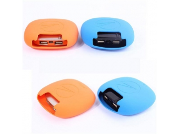 Housse en silicone de batterie externe