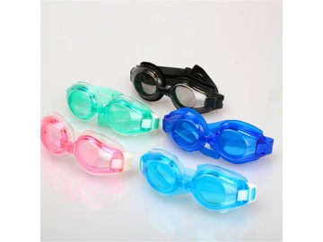 Bonnet et lunettes de natation en silicone