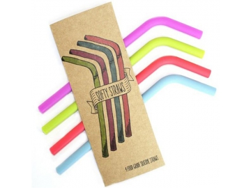 Paille en silicone
