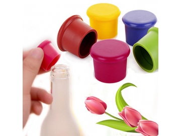 Capsule en silicone pour bouteille