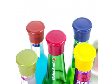 Capsule en silicone pour bouteille