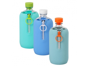 Housse en silicone pour bouteille