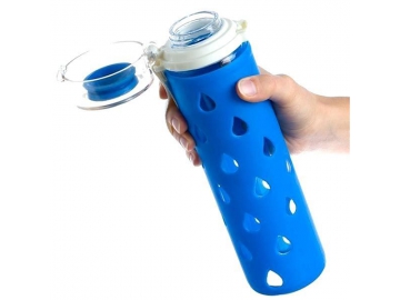 Housse en silicone pour bouteille