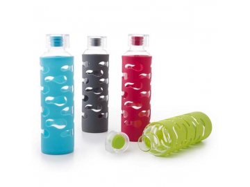 Housse en silicone pour bouteille