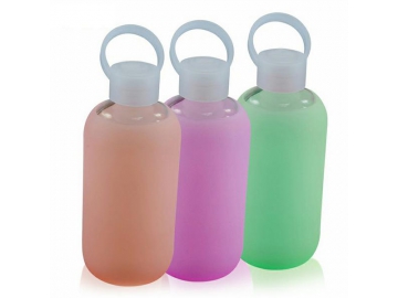 Housse en silicone pour bouteille