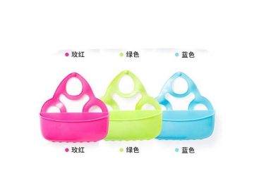 Boîte de rangement silicone pour salle de bain