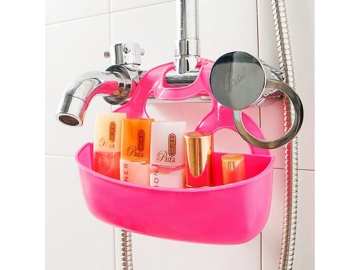 Boîte de rangement silicone pour salle de bain