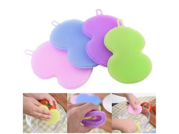 Brosse de nettoyage en silicone