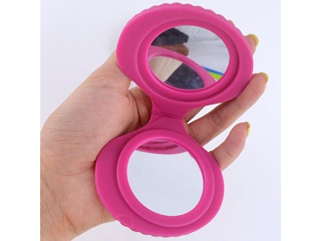 Miroir de poche en silicone