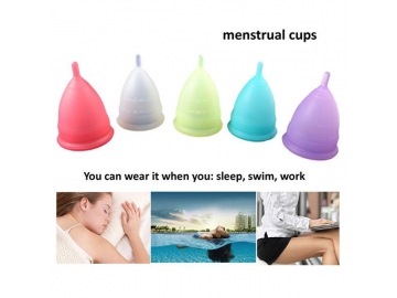 Coupe menstruelle en silicone