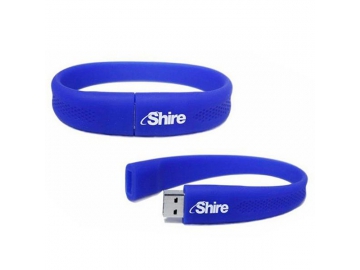 Clé USB bracelet silicone
