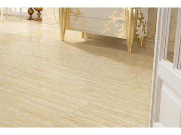 Carrelage imitation marbre - Travertino Romano  (Carrelage en porcelaine pour sol et mur, carrelage en porcelaine pour intérieur et extérieur)