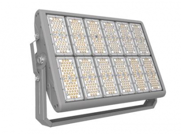 Projecteur LED 600 Watts, 12 modules LED