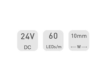 Ruban LED de plafond  10mm 24V DS860