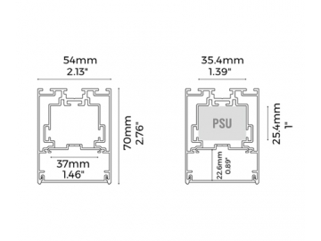 Luminaire linéaire LED  LS5470(F)