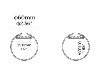 Luminaire linéaire LED  LT60