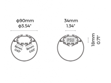 LT90  Aluminum LED Light Fixture