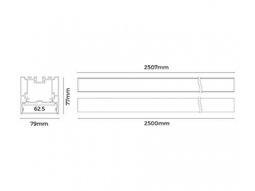 Luminaire linéaire LED  LS7977