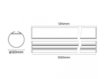 Luminaire tubulaire LED  LT120