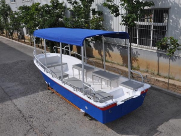 Bateau de pêche en fibre de verre SW580B