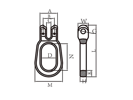 Anneau de levage - pour container