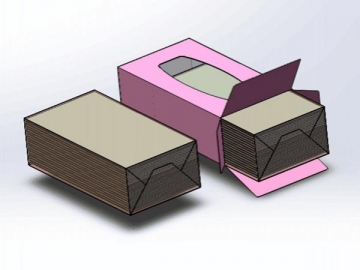 Encartonneuse pour papier tissu