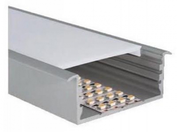 Profilé aluminium pour ruban LED à visser au plafond