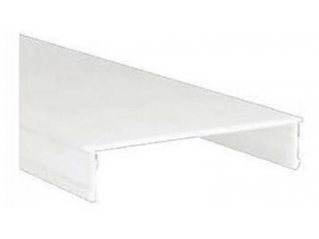 Couvercle en plastique pour profilé aluminium LED