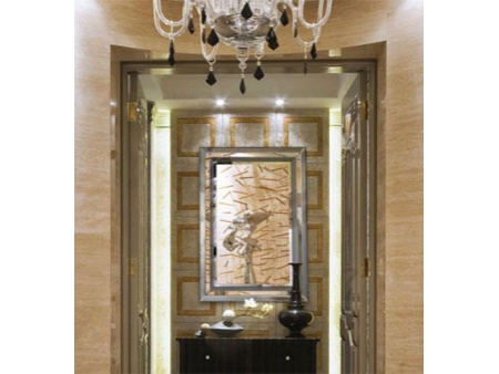 Miroir mural rectangulaire cadre en bois