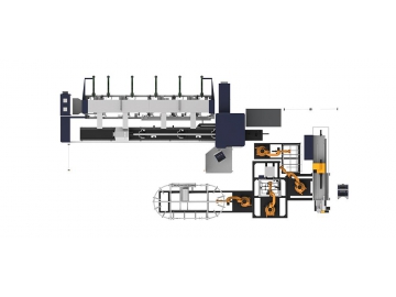 Chaîne de fabrication pour structure de sièges automobiles TS65